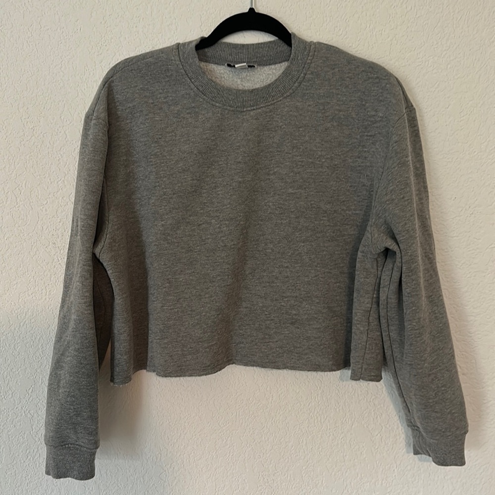 Top shop crop sweatshirt